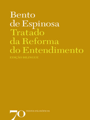 cover image of Tratado da Reforma do Entendimento